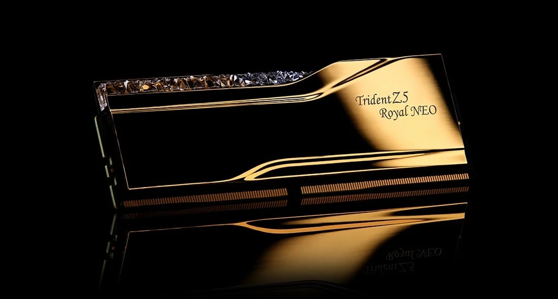 RAM Memorje G.Skill Trident Z5 Royal NEO 32GB (2x16GB) DDR5 6400MT/s Gold