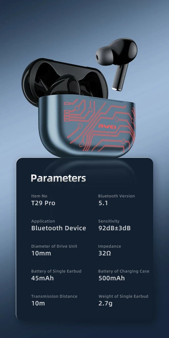 Kufje Me Bluetooth AWEI T29Pro (Verdhë)