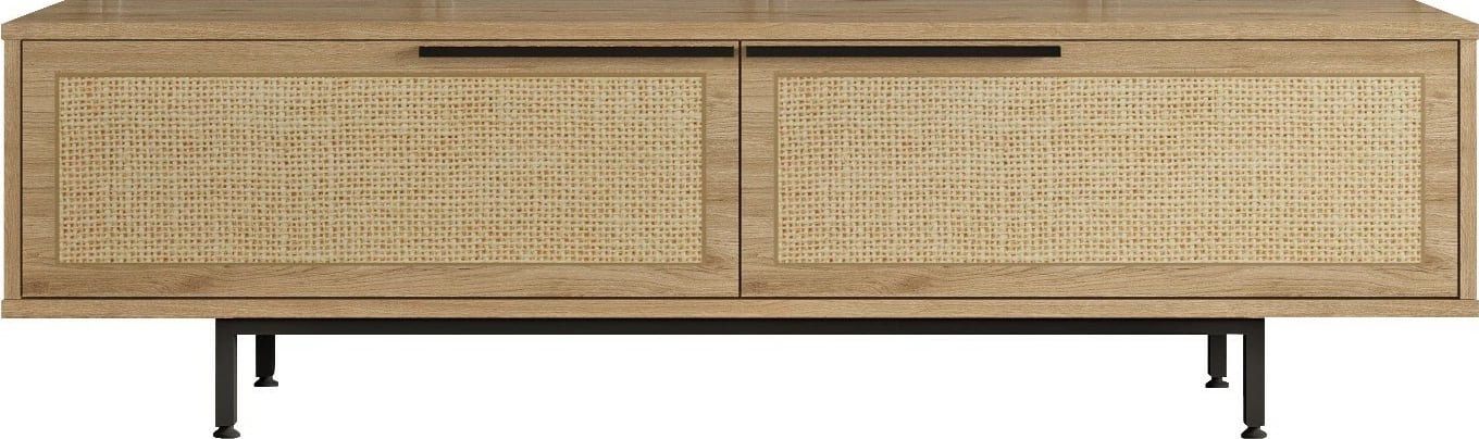 Komodë për TV, ngjyrë arrë dhe lis, Skye Decor, On1-Su