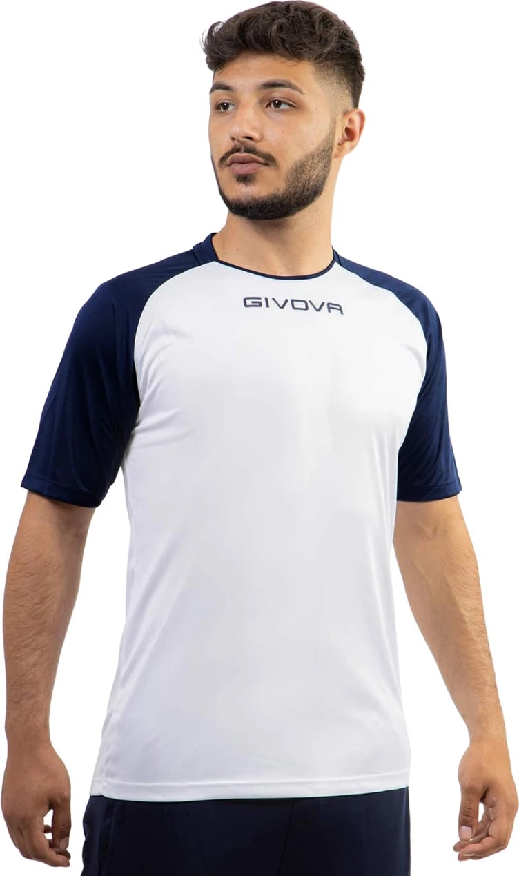 Maicë sportive Givova unisex, e bardhë
