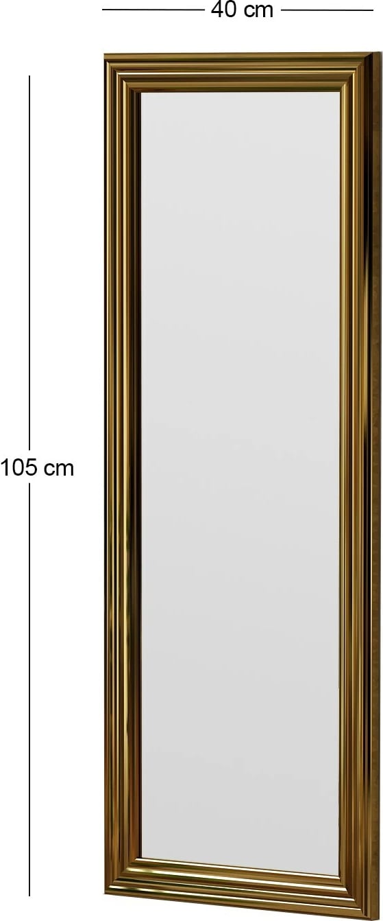 Pasqyrë me kornizë të artë, Skye Decor, 40x105x3 cm