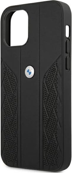 Mbështjellës BMW Curve Perforate për iPhone 12 mini, 5.4", i zi