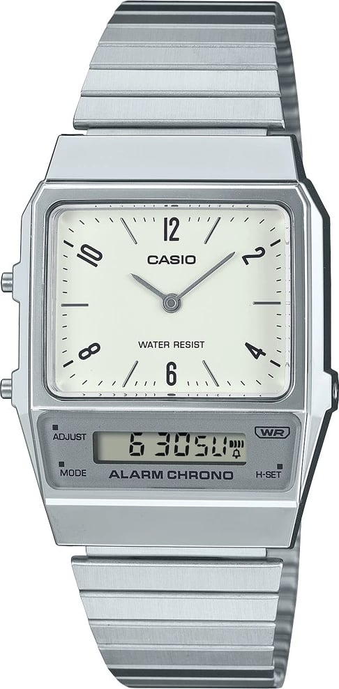 Orë dore CASIO Vintage Edgy Collection unisex, krem