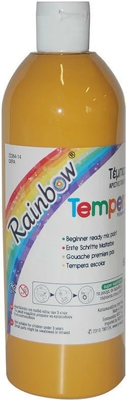 Ngjyrë tempera PHOENIX Rainbow, 500ml, Oker