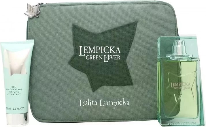 Set Eau de Toilette për meshkuj Lolita Lempicka Green Lover, 100ml + balsam pas rrojës 75ml