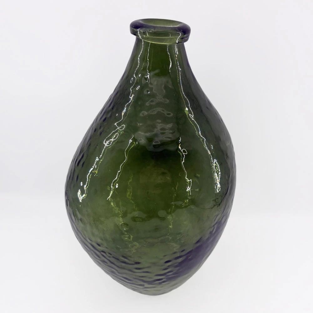 Vazo qelqi SPICE, ngjyrë e gjelbër, 22x22x35.5cm