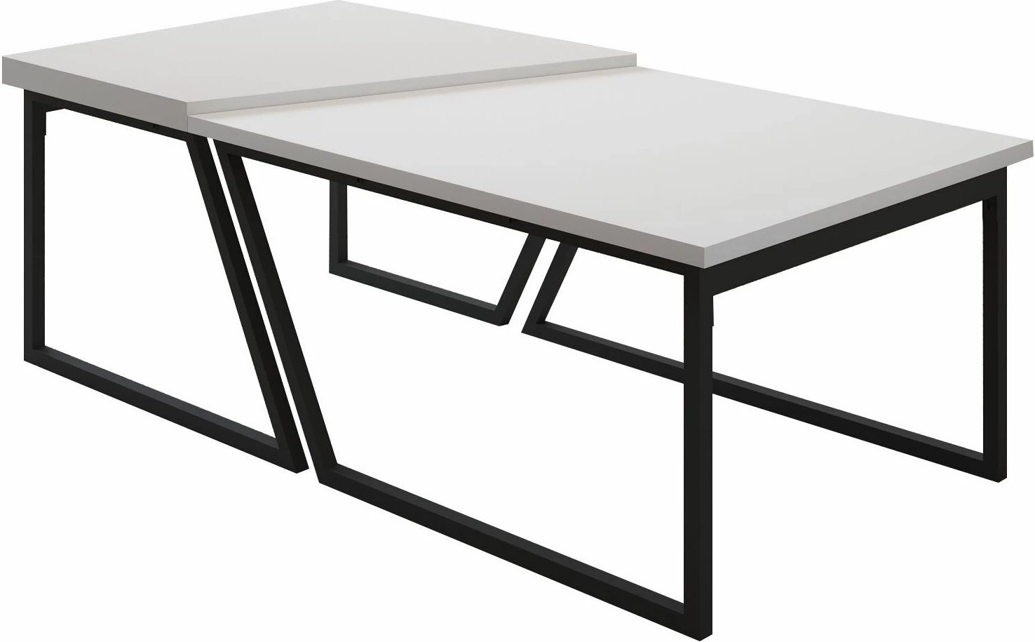 Set tavolinash kafeje Skye Decor, Verona P0024623, e bardhë