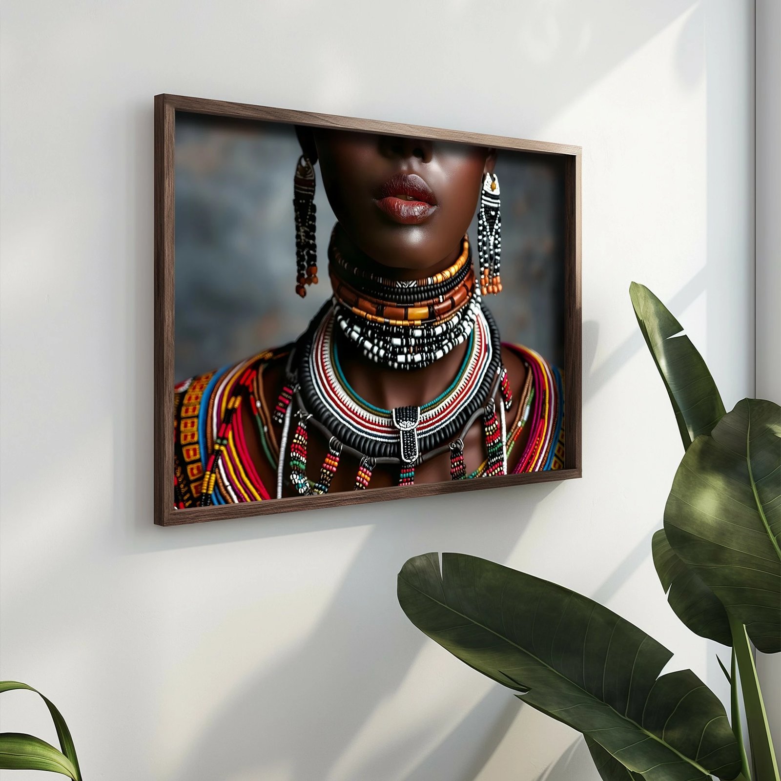 Pikturë dekorative me kornizë MDF, shumëngjyrëshe, Wallity GE244-L