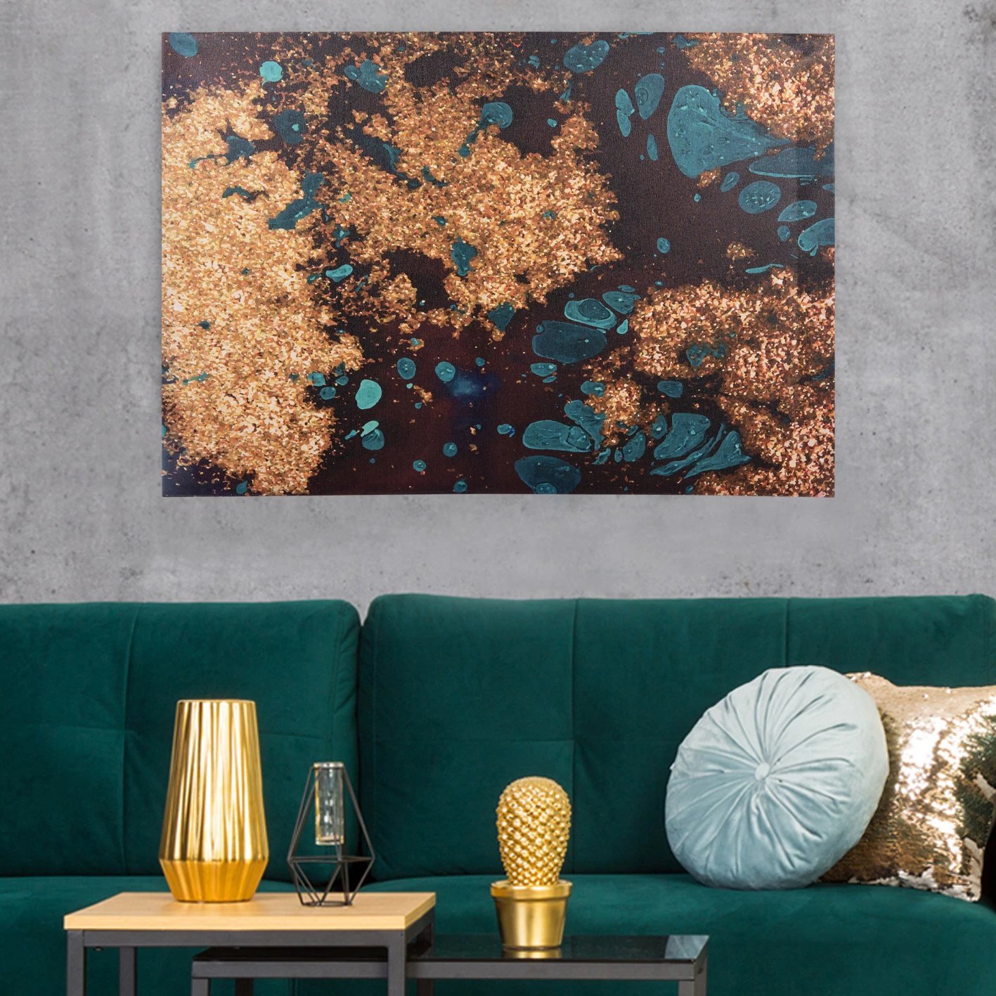 Pikturë muri GOBI, kanavacë e printuar, 98x2.5x68cm