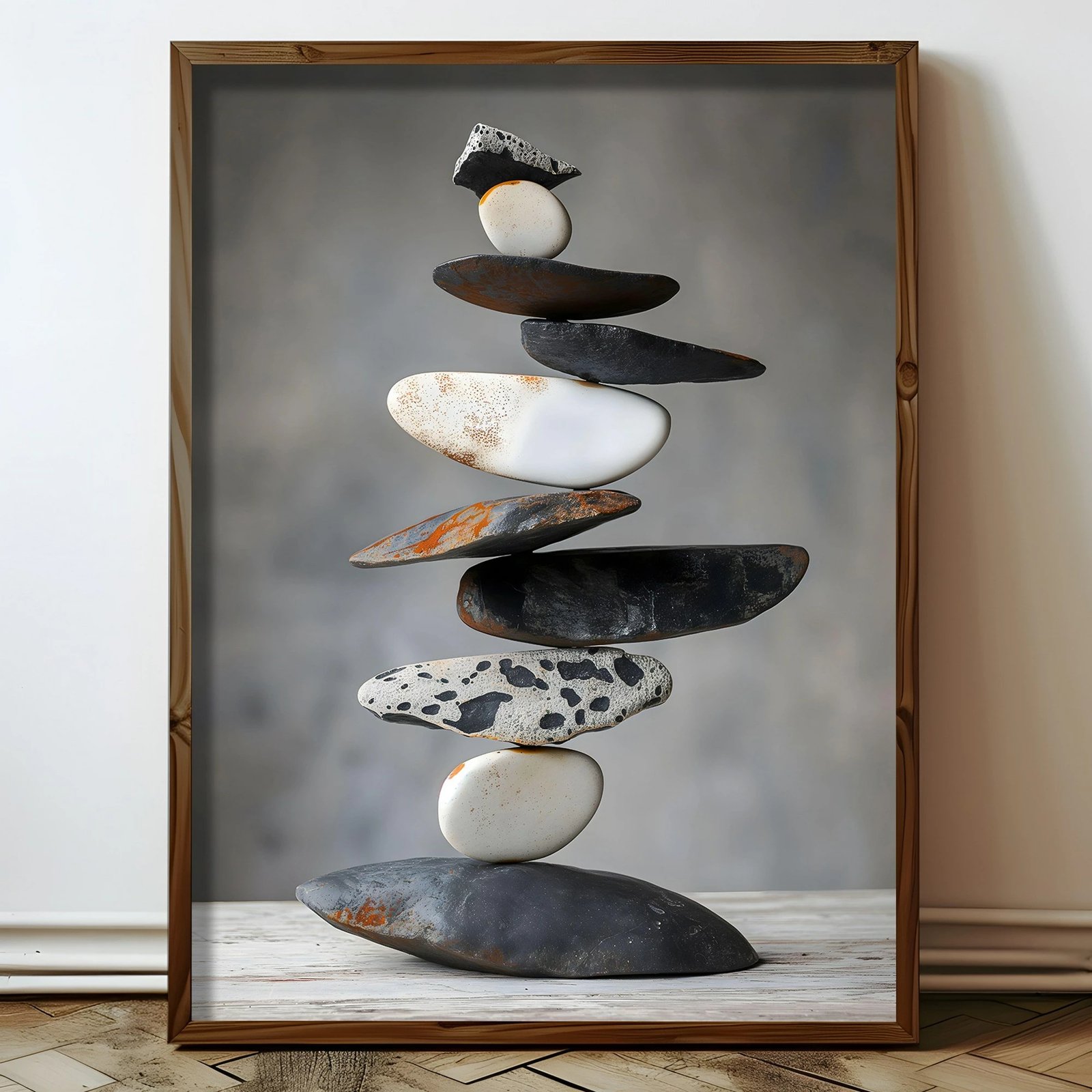 Pikturë dekorative me kornizë MDF, shumëngjyrëshe, Wallity HUM085