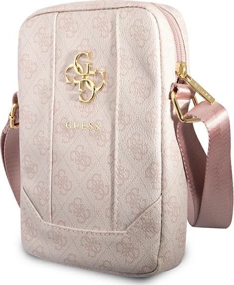 Çantë tablet Guess GUTB8G4GFPI 8", 4G Metal Gold Logo, Rozë