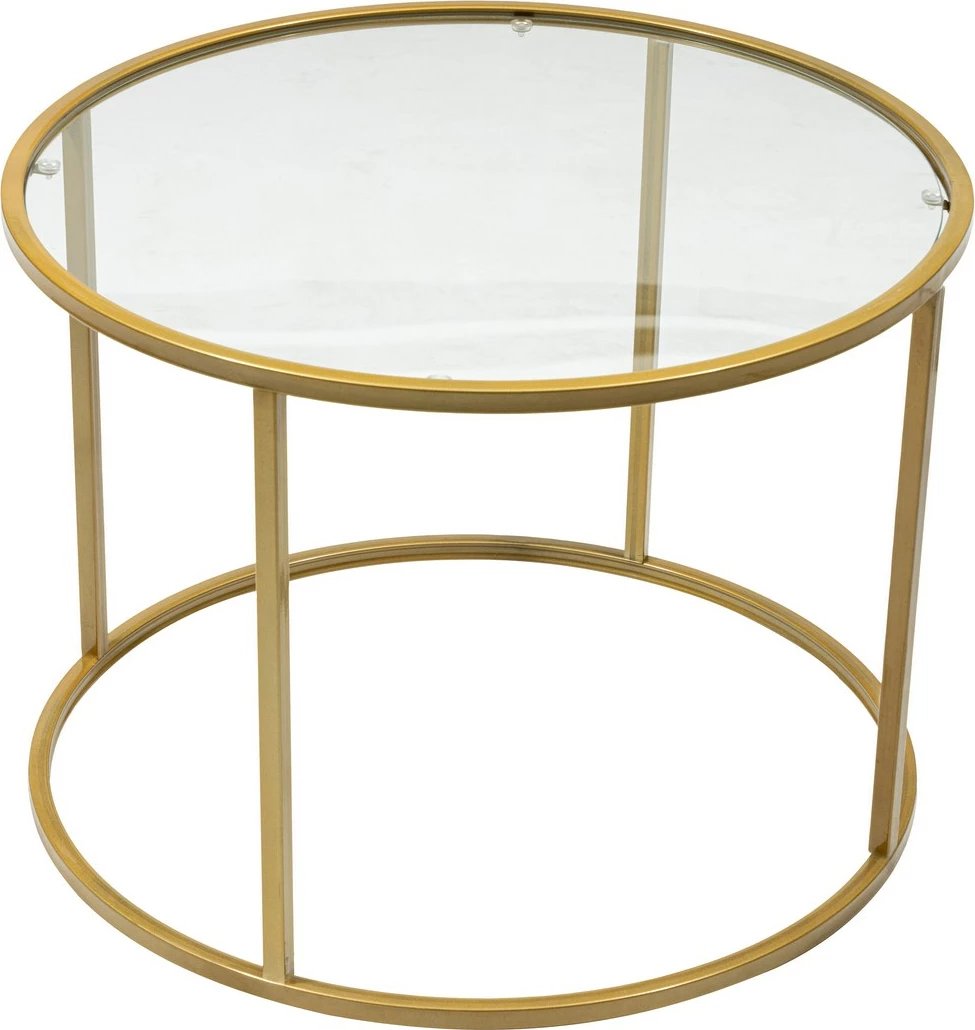 Tavolinë kafeje Hanah Home, Berlin, ngjyrë ari, 60cm