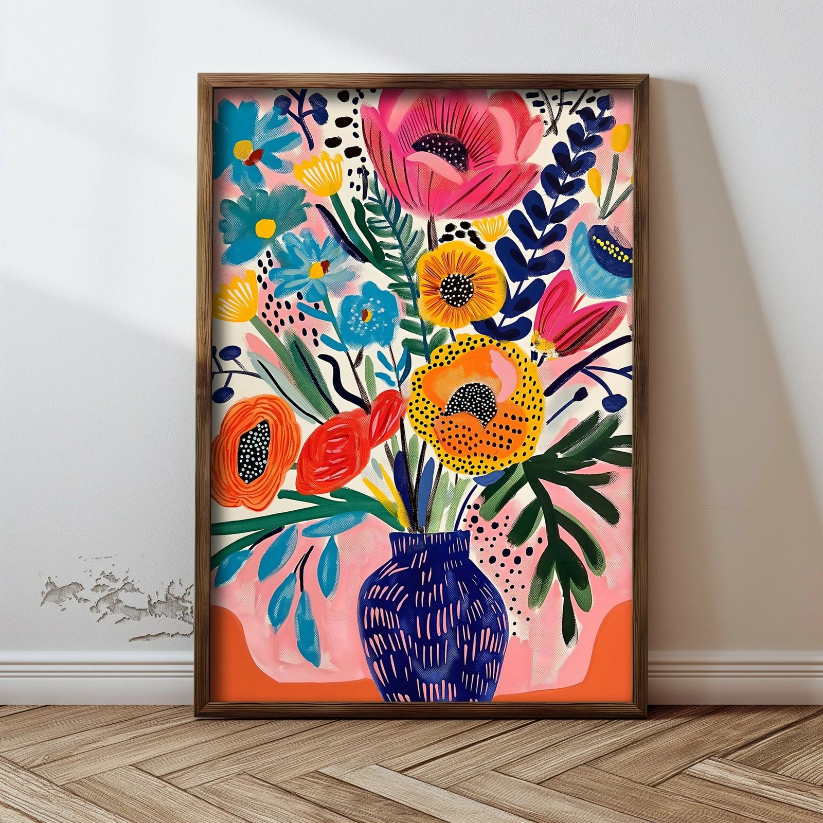 Pikturë dekorative me kornizë MDF, shumëngjyrëshe, Wallity GE213-L