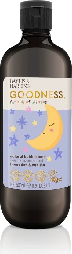Banjë natyrale me flluska Baylis & Harding Goodness Lavender & Vanilla, 500 ml