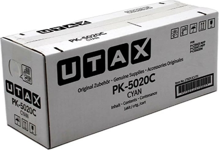 Toner, Utax, PK-5020C (1T02YJCUT0), rendiment rreth 5,000 faqe, Cyan
