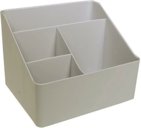 Organizues për kozmetikë ose mbajtës lapsash NEXT, plastikë cilësore, 18x13.5x15 cm, Bezhë