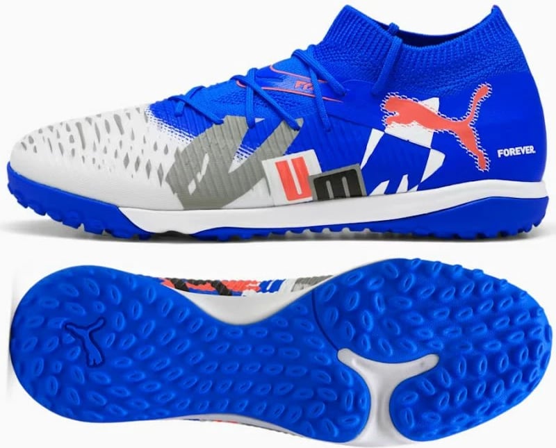 Atlete futbolli Puma për meshkuj, të bardha