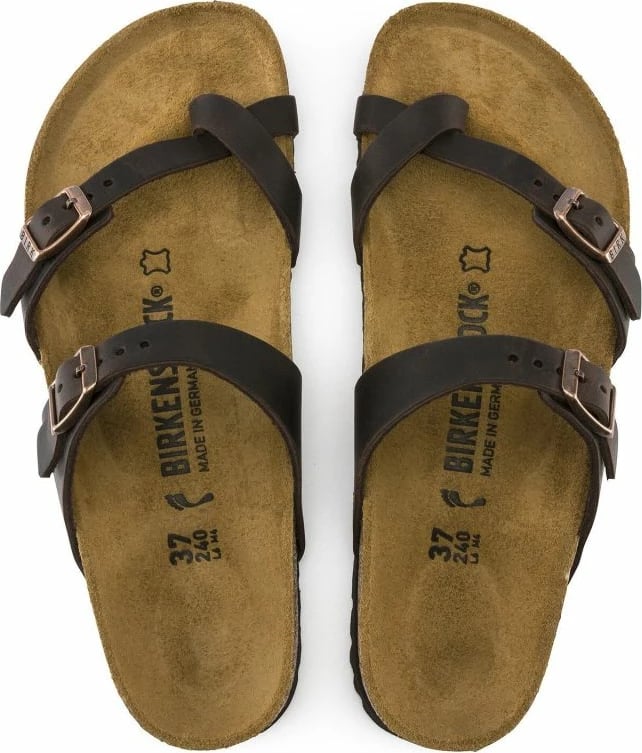 Flip-flops për femra Birkenstock, kafe