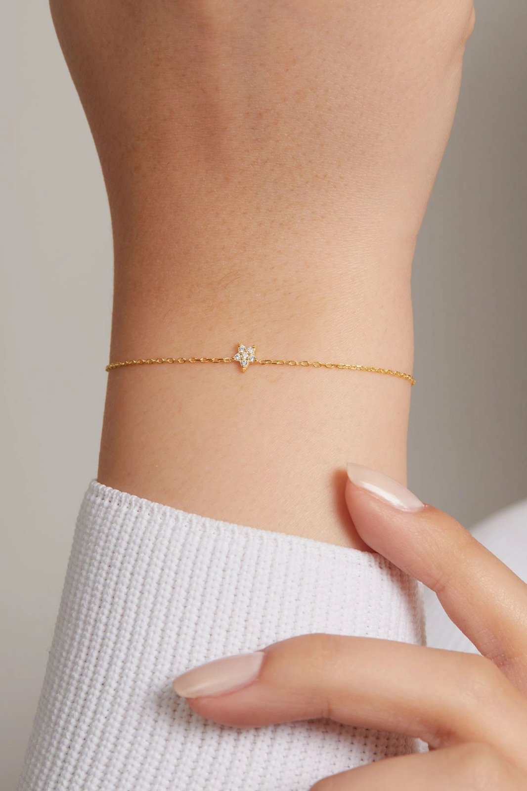 Byzylyk argjendi Elika Silver, ngjyrë ari, ELKSLVR7686A