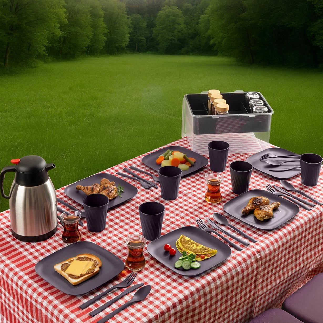 Set pikniku Hermia Concept, Dp-71, ngjyrë vjollcë