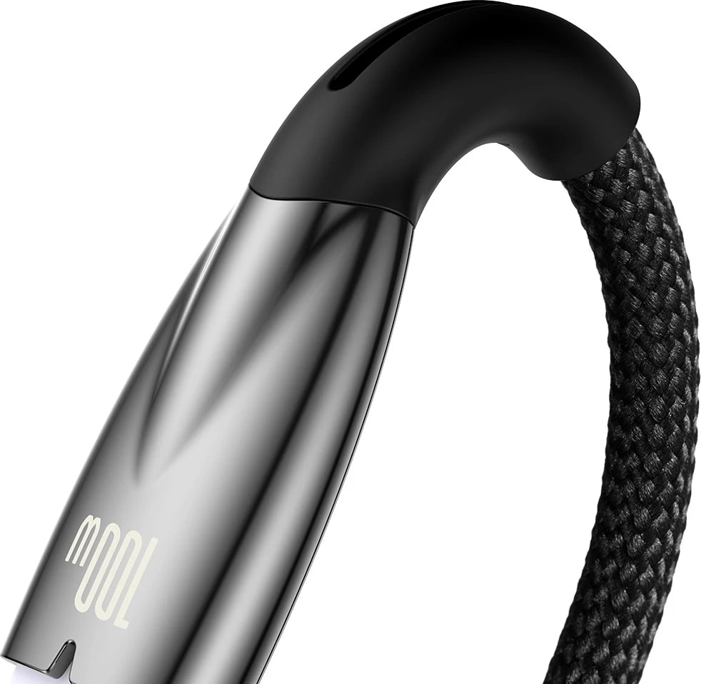 Kabllo Baseus Glimmer Series, USB-A në USB-C, 1m, 100W, e zezë Kabllo Baseus Glimmer Series, USB-A në USB-C, 1m, 100W, e zezë