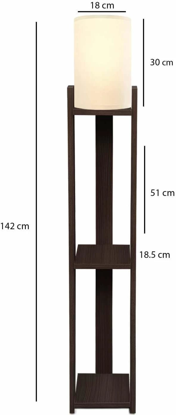 Llambë dyshemeje prej druri, ngjyrë krem, Opviq, 241648