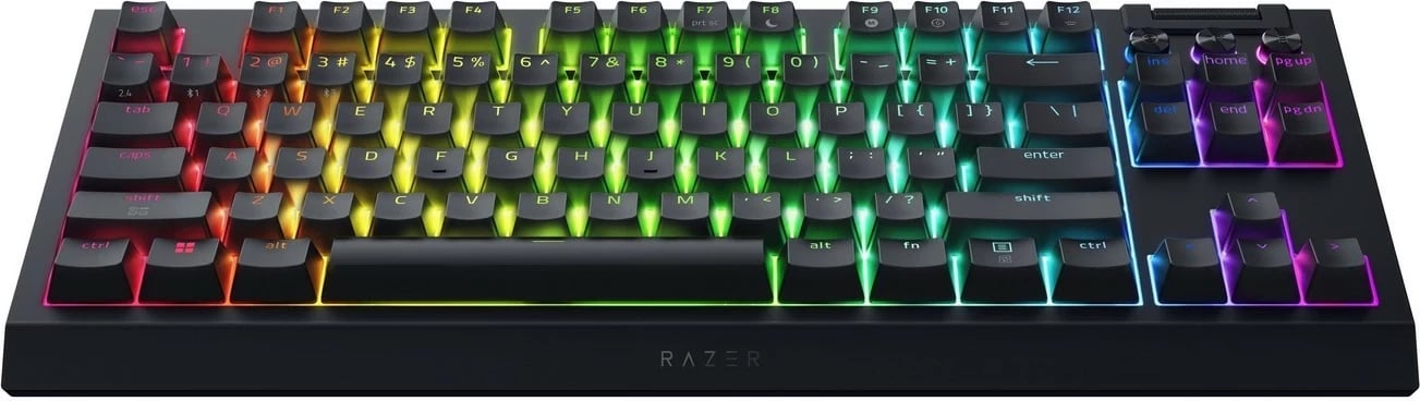 Tastierë mekanike Razer BlackWidow V4 Tenkeyless HyperSpeed, RGB, wireless/wired, US, e zezë