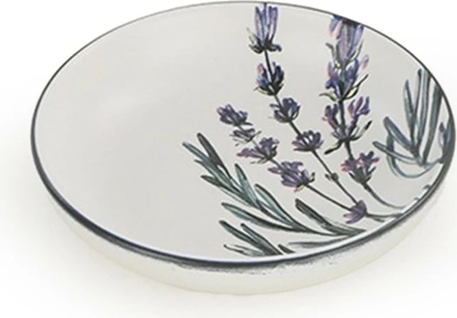 Set 6 copë tasë salce, qeramikë, Hermia Concept, të bardhë, jeshile, vjollcë, të zeza, ST489406F022AMD3600MAYD100