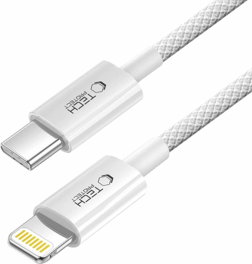 Kabllo karikimi Tech-Protect UltraBoost, USB-C në Lightning, 200 cm, Gri