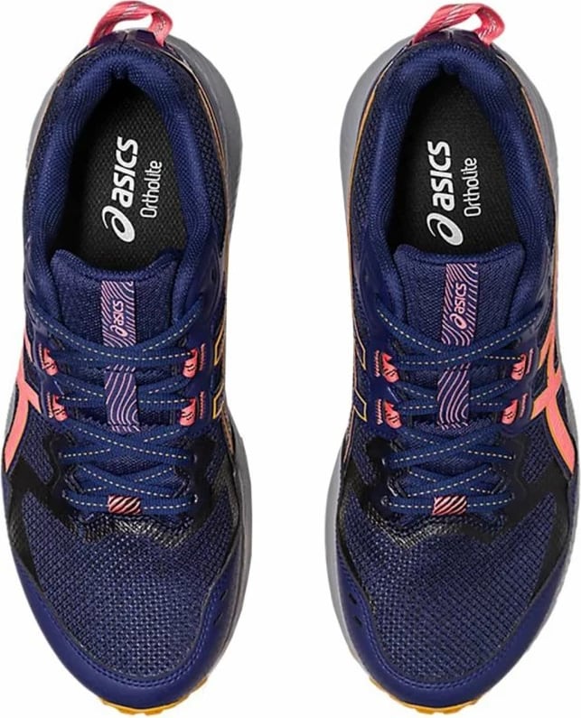 Atlete për femra Asics, blu marine dhe portokalli