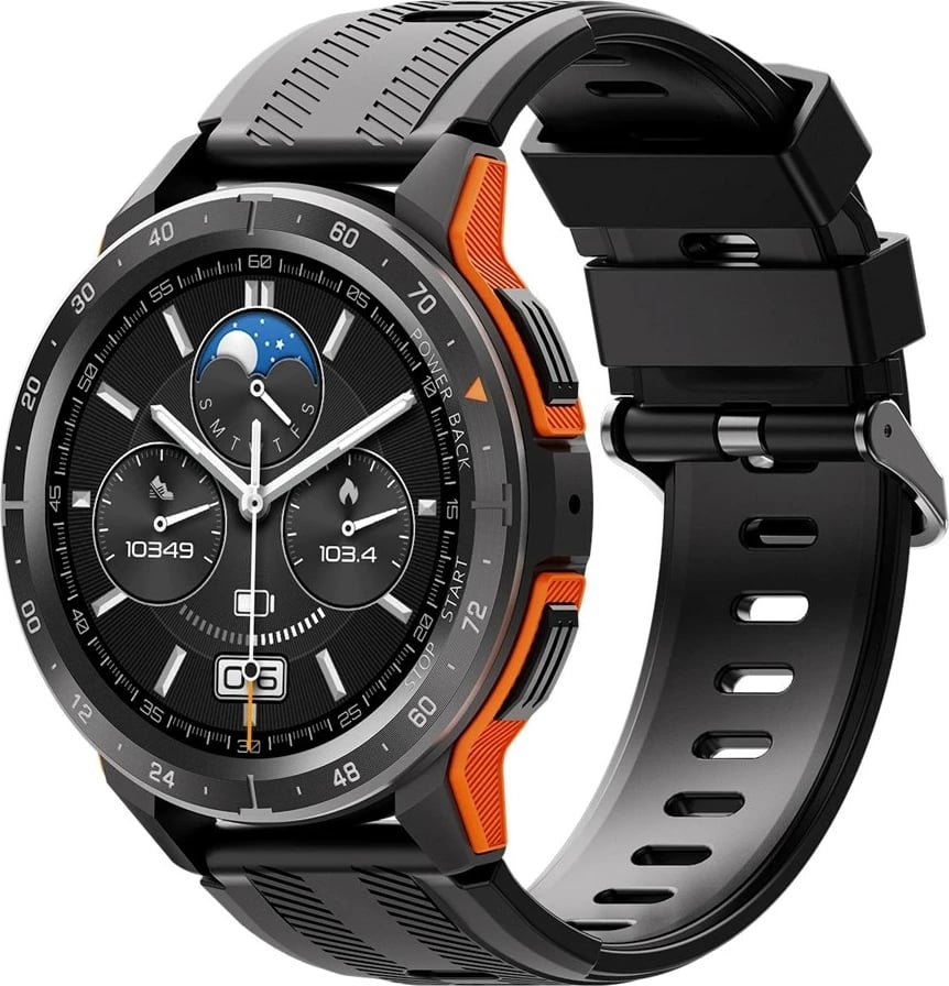 Smartwatch FOSSiBOT W101, AMOLED, 0.256 GB, Portokalli