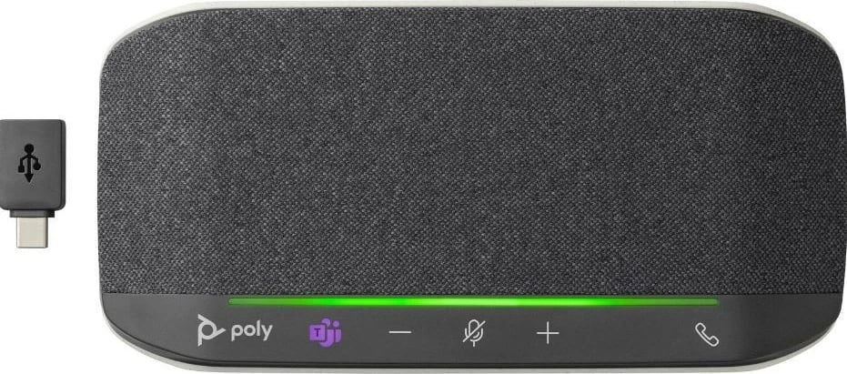 Speakerphone set POLY Sync 10-M, me dy mikrofonë, USB, Gri