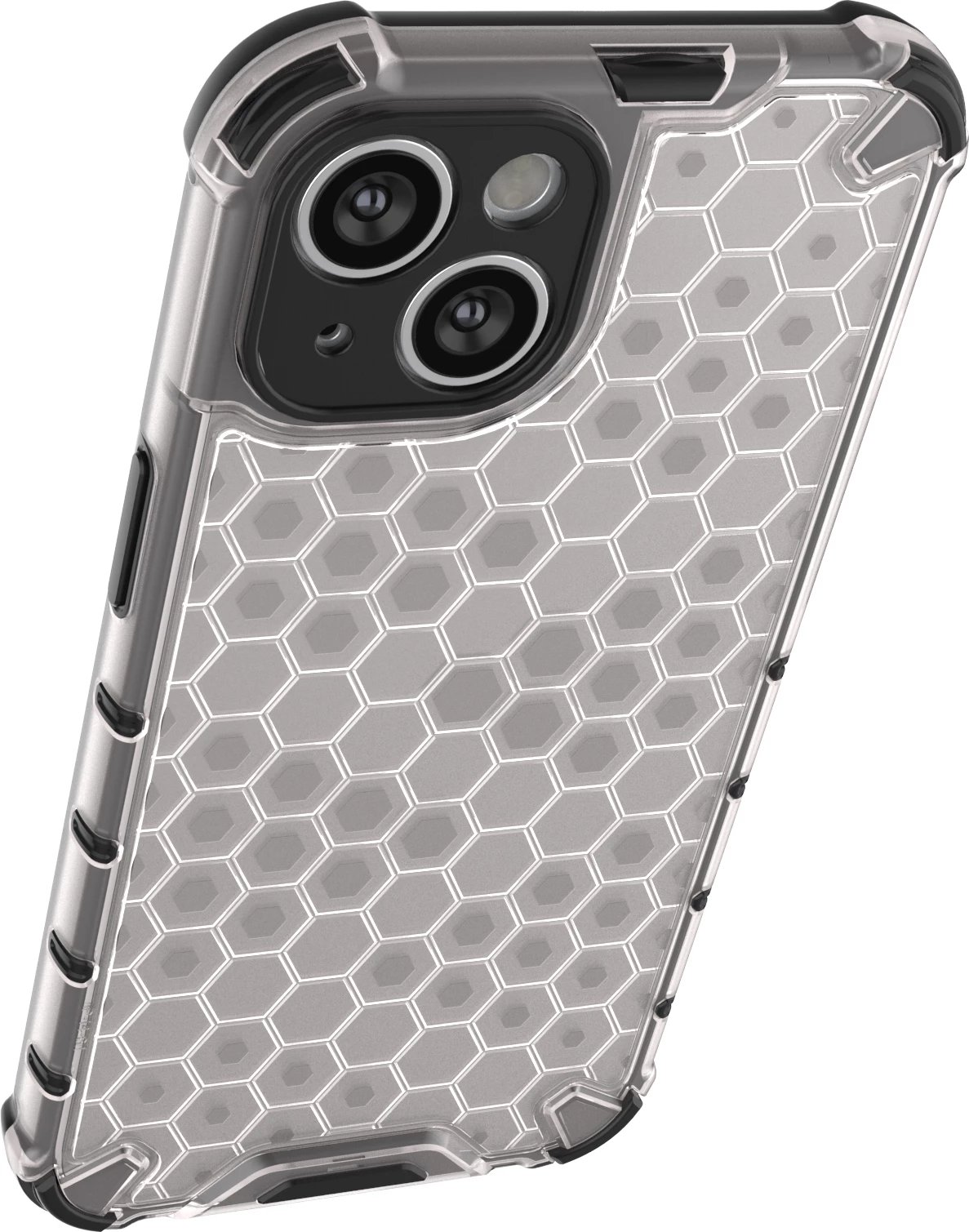Mbështjellës Hurtel Honeycomb për iPhone 14, i zi