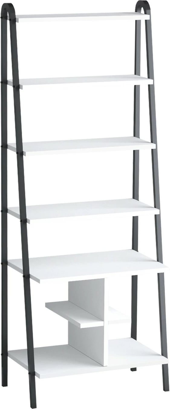 Raft librash Hanah Home, Bruno - zi, bardhë