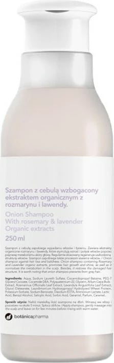 Shampon për femra Botanicapharma me ekstrakt qepe, rozmarine dhe livande, 250ml