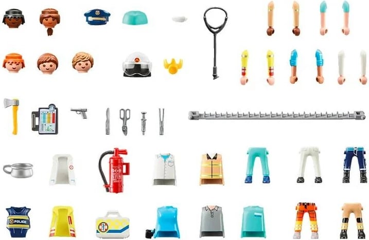 Set figurash Playmobil My Figures 71400, City Action, 59 pjesë