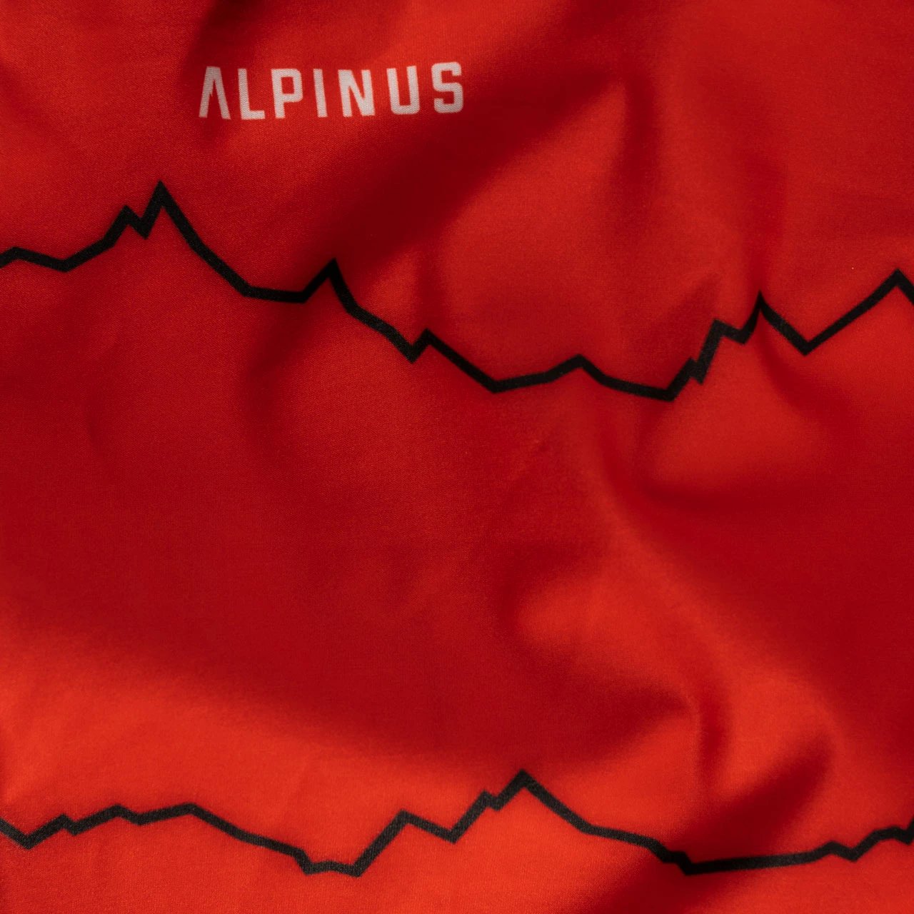 Komin Alpinus unisex, i kuq