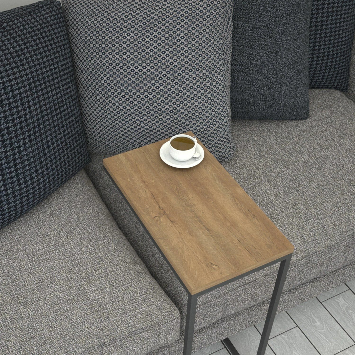 Tavolinë anësore Hanah Home, Callen, ngjyrë lisi