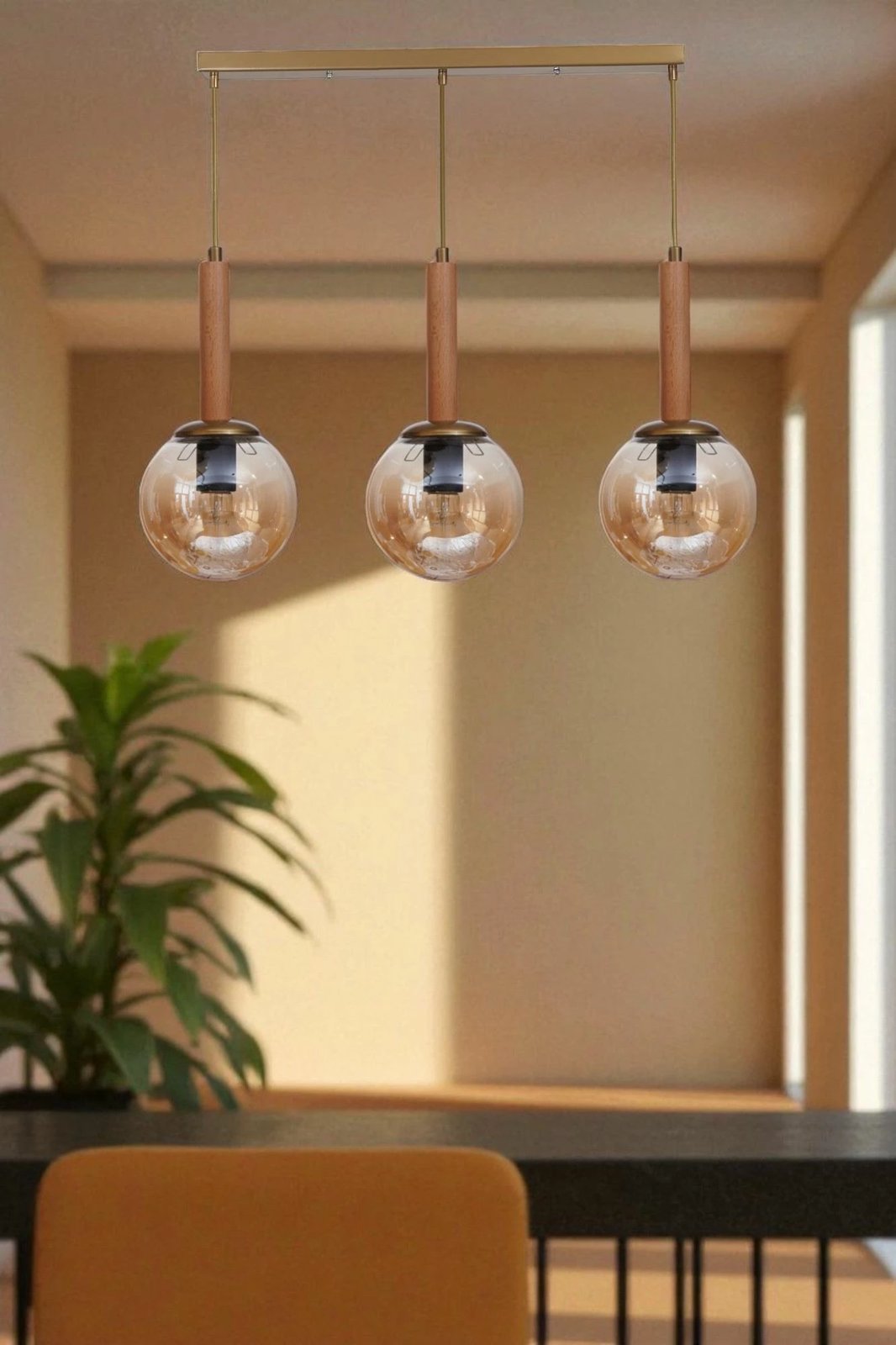 Llambë tavani Opviq, 9072-5, ngjyrë mjaltë, lis, ari