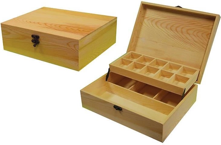 Kuti druri NEXT me 2 nivele dhe ndarje, 22x28x9cm Kuti druri NEXT me 2 nivele dhe ndarje, 22x28x9cm