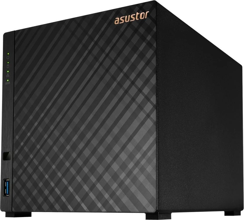 NAS Asustor AS1104T, ARM, 1 GB, DDR4, e zezë