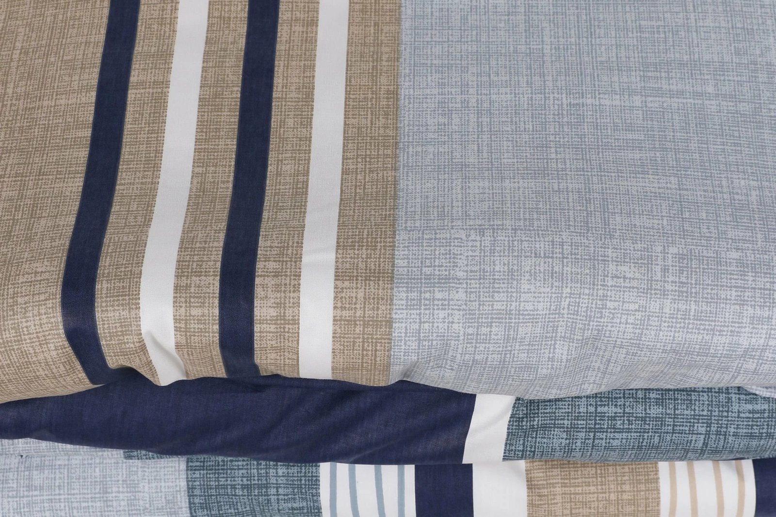 Set mbulesë për jorgan King, ngjyrë blu, gri dhe e bardhë, L'essentiel, Savoy