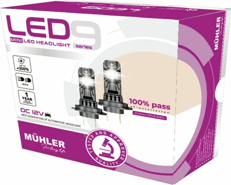 Lampa Led Hb3 Mini Led9 Muhler