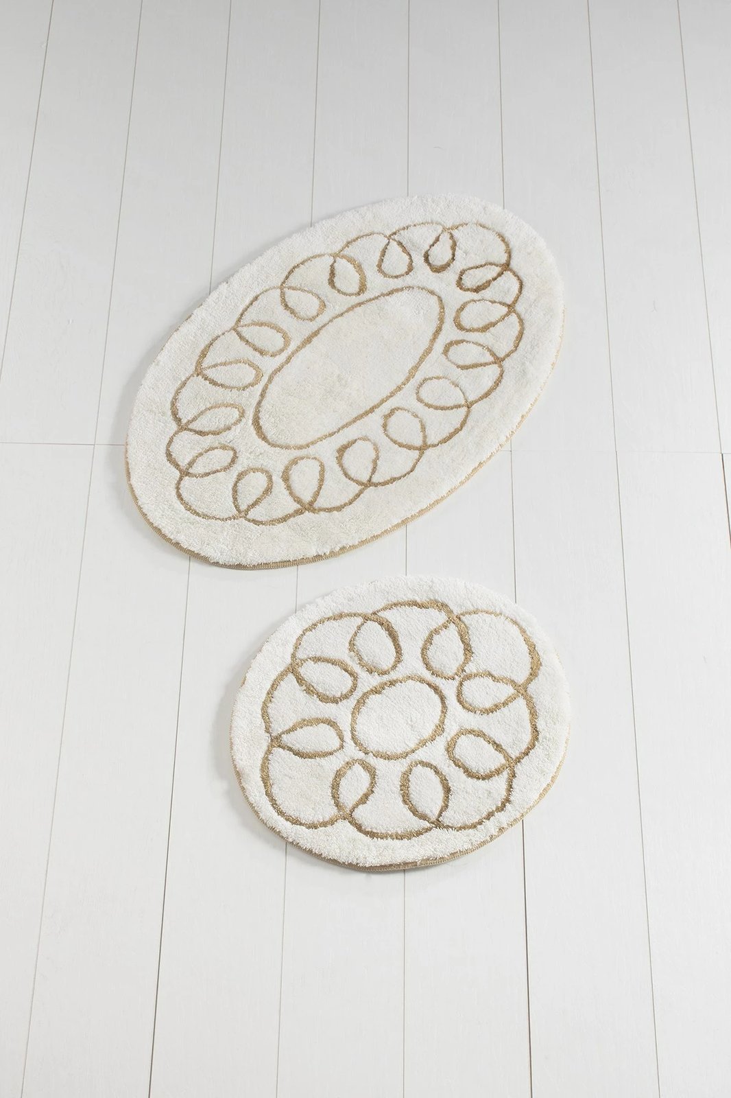 Set tapetash për banjo akrilik (2 copë), Mijolnir, Safir - ecru Set tapetash për banjo akrilik (2 copë), Mijolnir, Safir - ecru