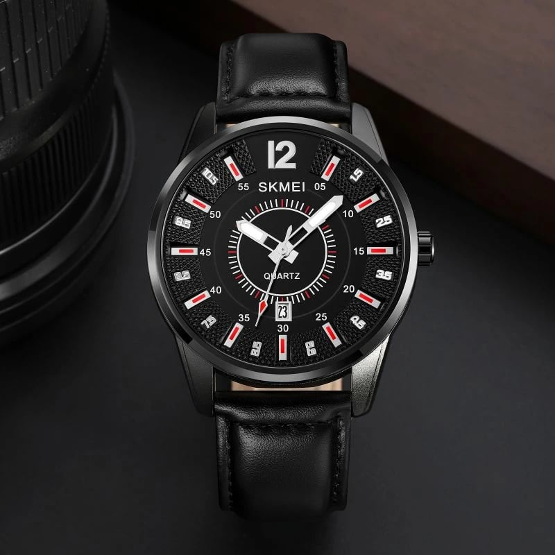 Orë dore për meshkuj Skmei, e zezë