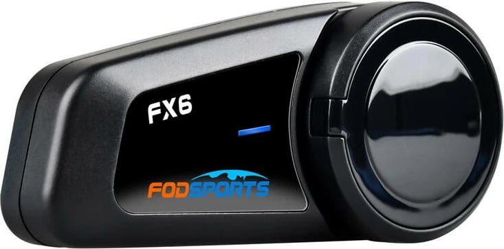 Interkom për motoçikleta Fodsports FX6, 2 copë, i zi