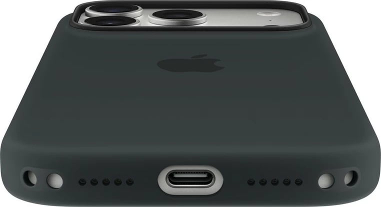 Mbështjellës silikon Apple MagSafe për iPhone 17 Pro, i zi