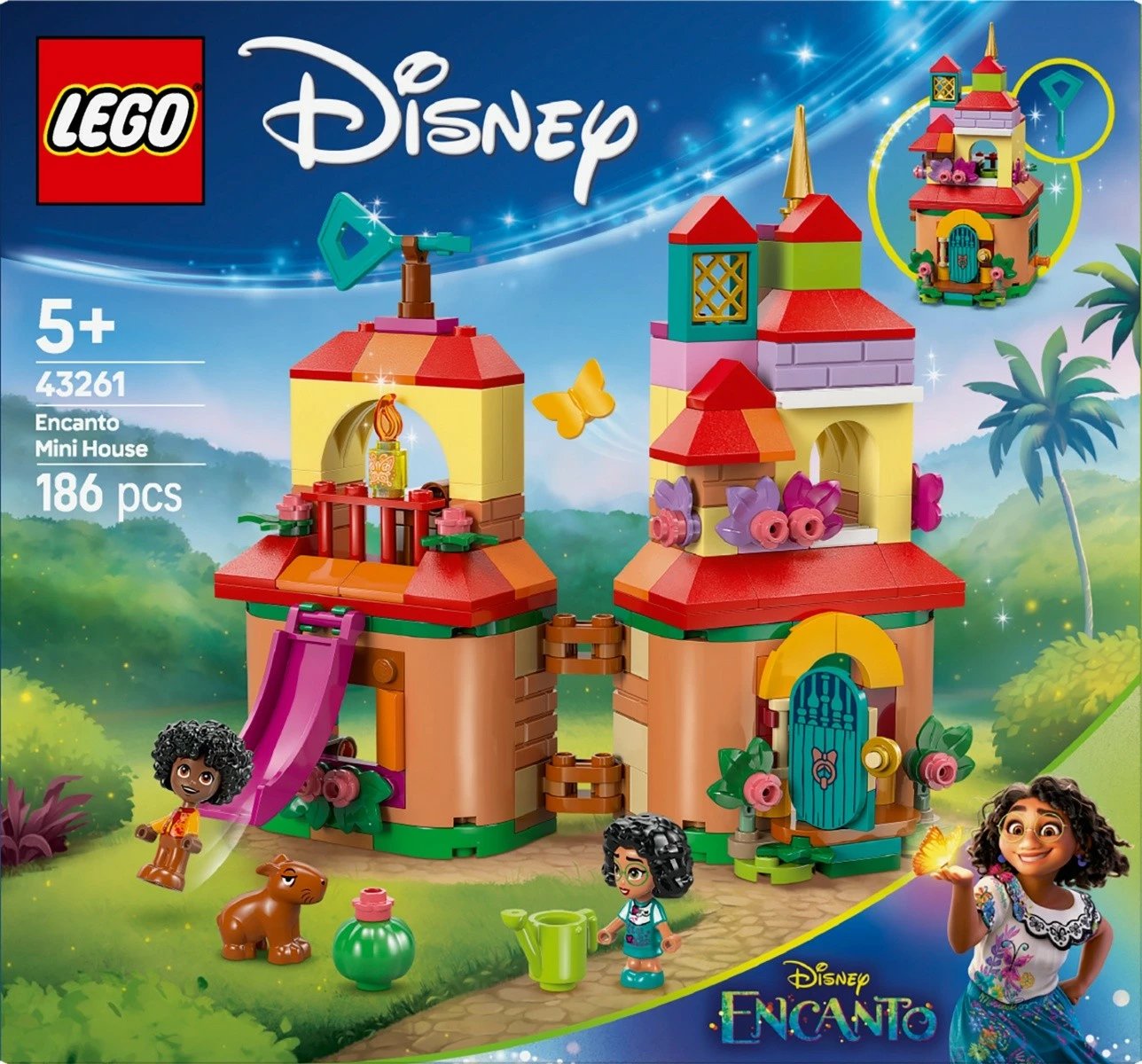 Set LEGO Disney Our Magical Encanto Minidom 43261, 186 pjesë, plastikë