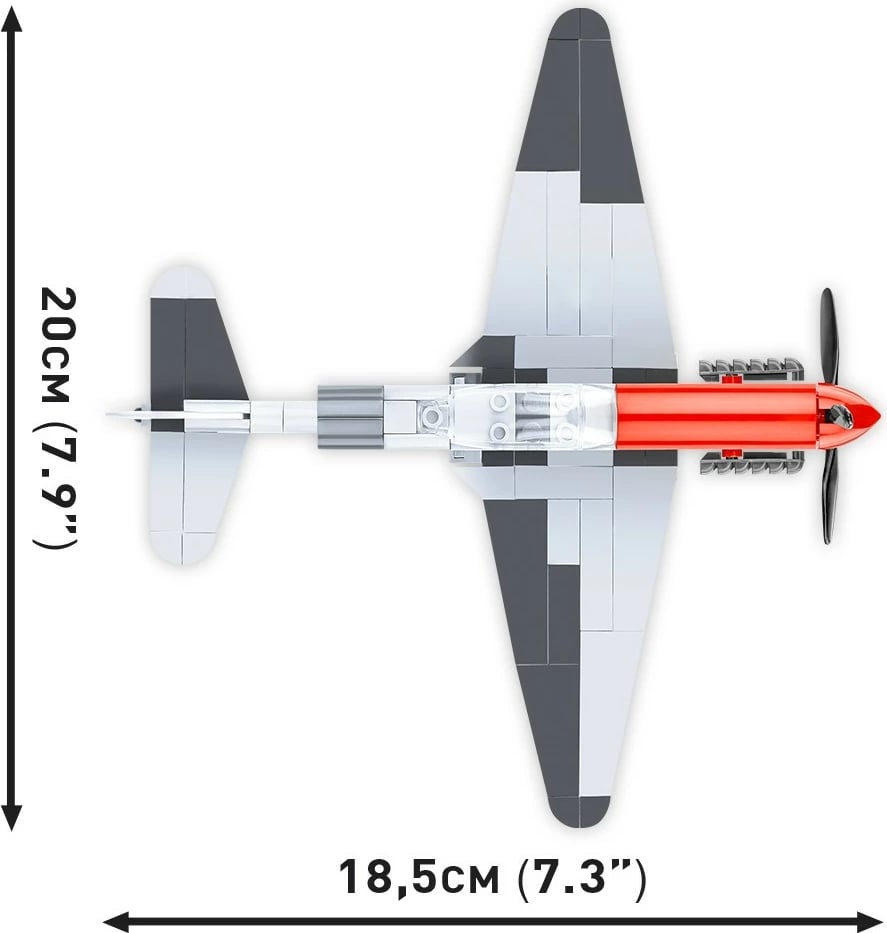 Set blloqe Cobi Klocki Yakovlev Yak-3, Historical Collection, 140 pjesë