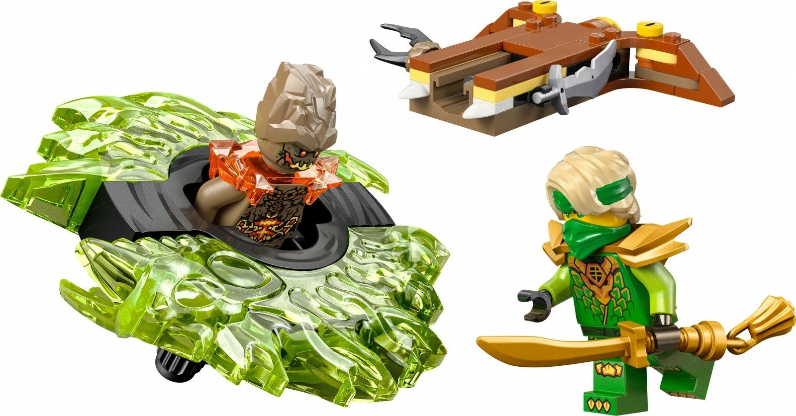 Set ndërtimi, LEGO NINJAGO 71850 Lloyd vs Earth Monster Spinner, 52 pjesë, 6+